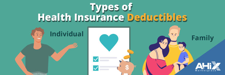 Types of health insurance deductibles for individuals and families 