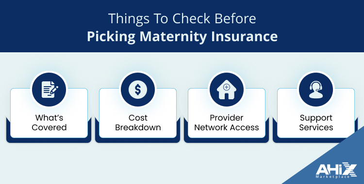 Checklist before choosing maternity insurance plans