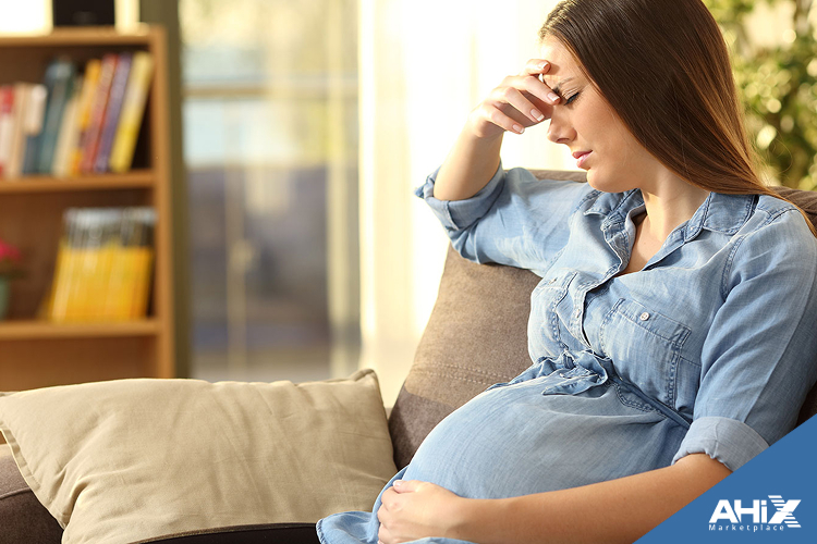 Worried pregnant woman highlights need for coverage