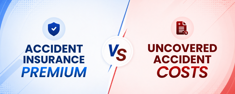Accident Insurance Premium vs Uncovered Accident Costs